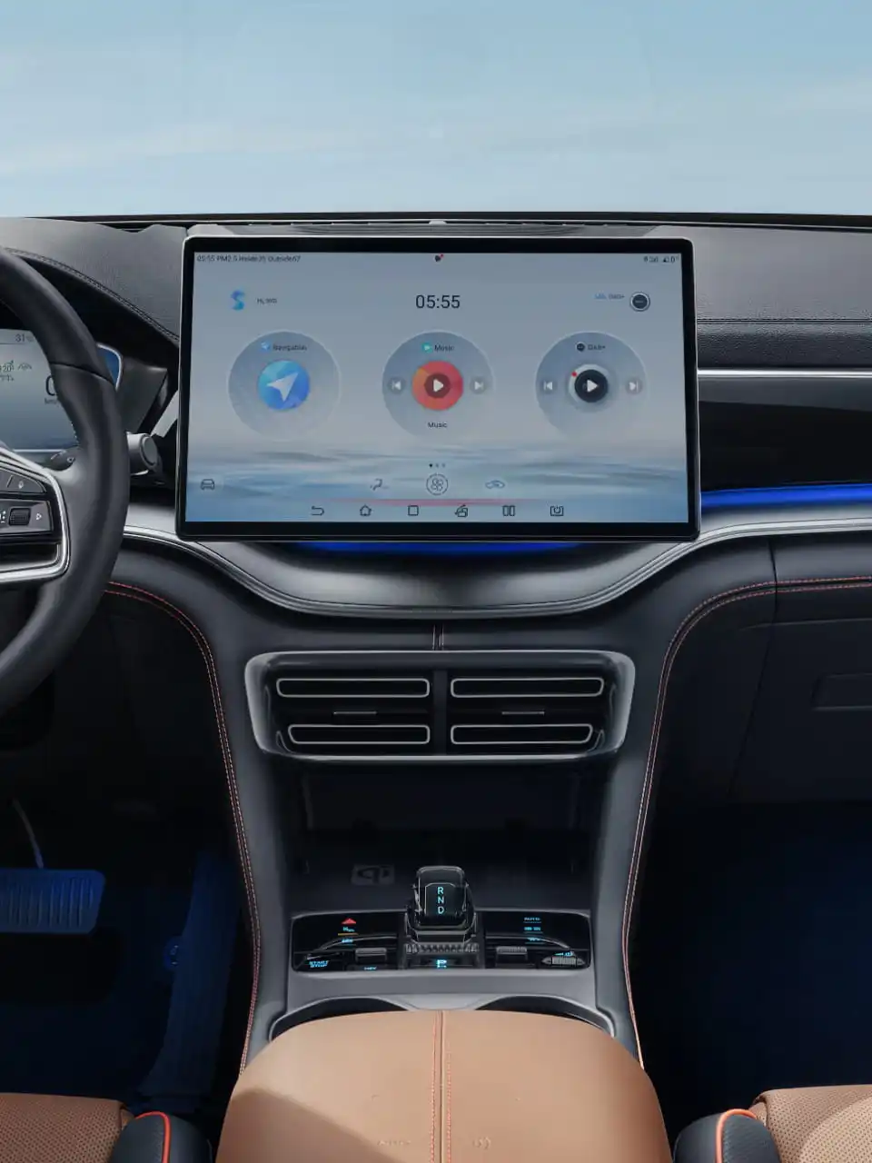 Vrtljivi zaslon z neprekinjeno povezljivostjo